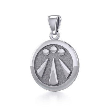 Awen The Three Rays of Light Silver Pendant TPD5304 - Jewelry